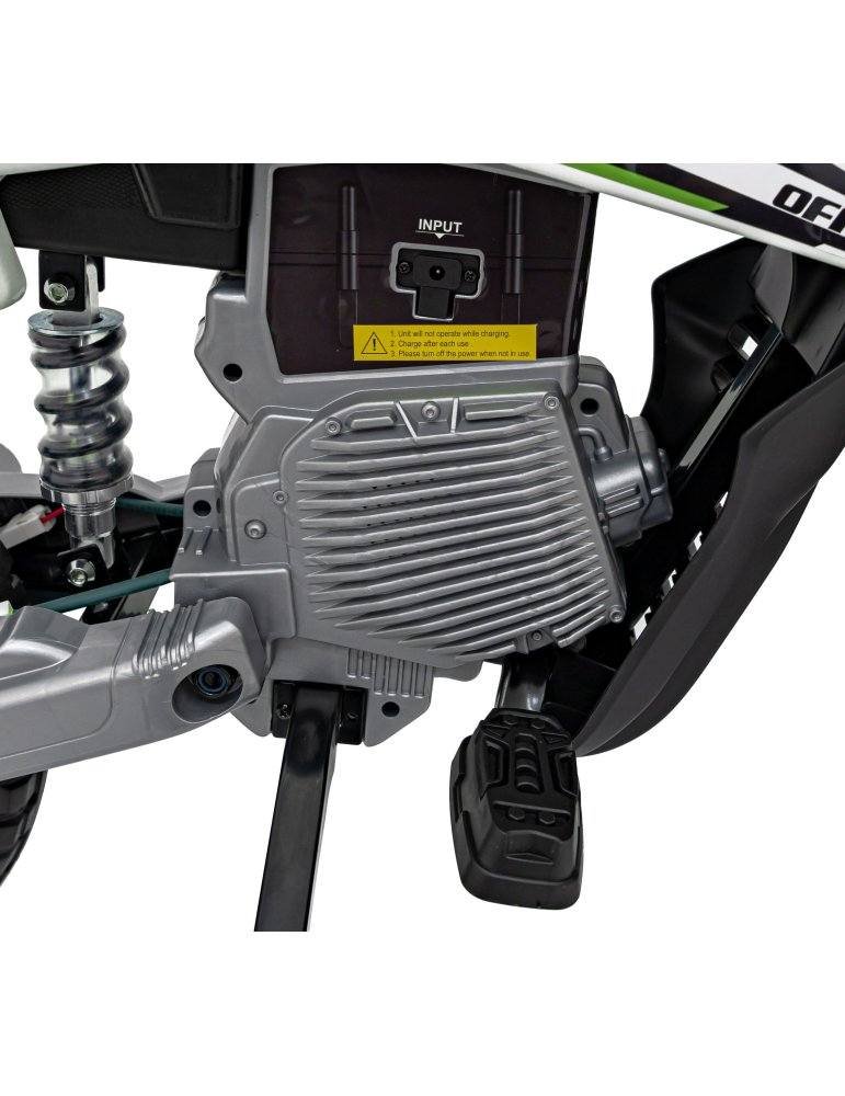 Moto PANTONE 361C - Moto Eléctrica Infantil 12V con Ruedas EVA y MP3 