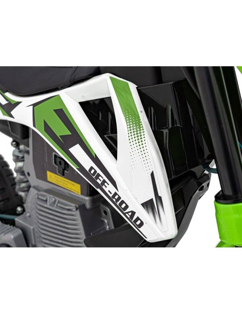 Moto Eléctrica Infantil Pantone 361C Con Ruedas EVA y MP3 56 