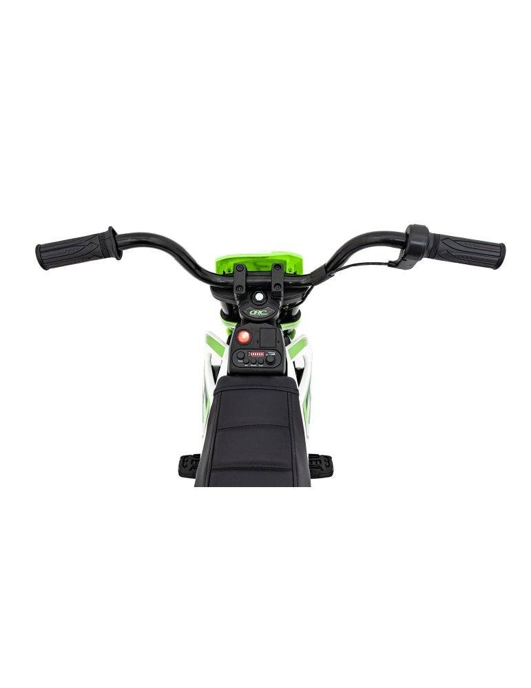 Moto Eléctrica Infantil Pantone 361C Con Ruedas EVA y MP3 78 