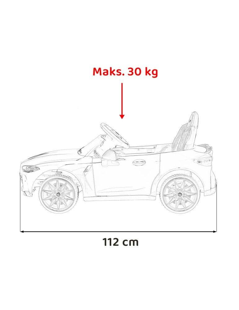 Children Electric Car BMW M4 Monoplaza MP3 84  - Vista 17