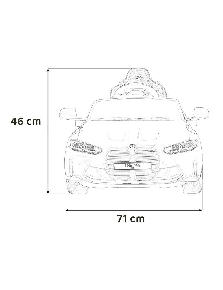 Voiture électrique pour enfants BMW M4 Monoplaza MP3 85  - Vista 18