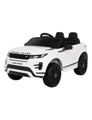 Auto Elettrica Bambini Range Rover Evoque Bianca 12V — Compatta con Telecomando 2.4GHz e Ruote EVA