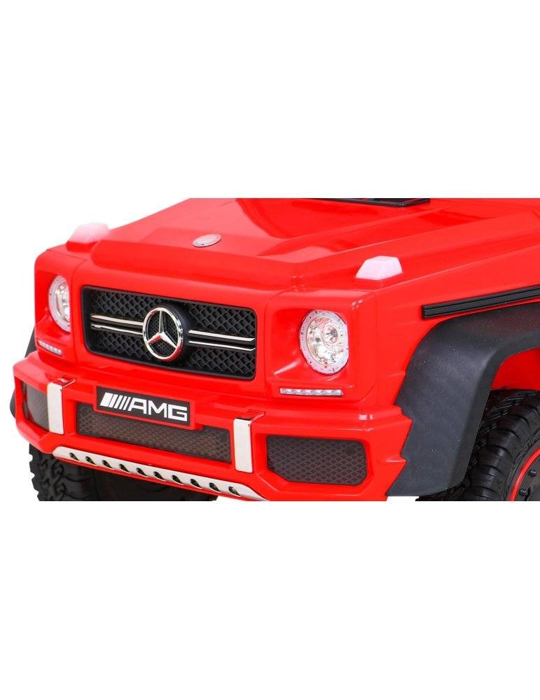Coche eléctrico infantil Mercedes-Benz G63 AMG 6x6 | Monoplaza, 12V, 6 ruedas 