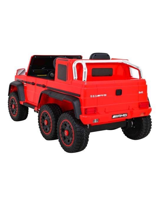 Coche eléctrico infantil Mercedes-Benz G63 AMG 6x6 | Monoplaza, 12V, 6 ruedas 