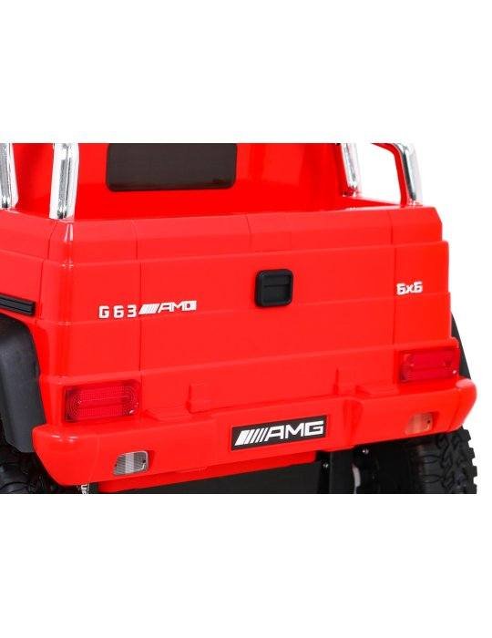 Coche eléctrico infantil Mercedes-Benz G63 AMG 6x6 | Monoplaza, 12V, 6 ruedas 