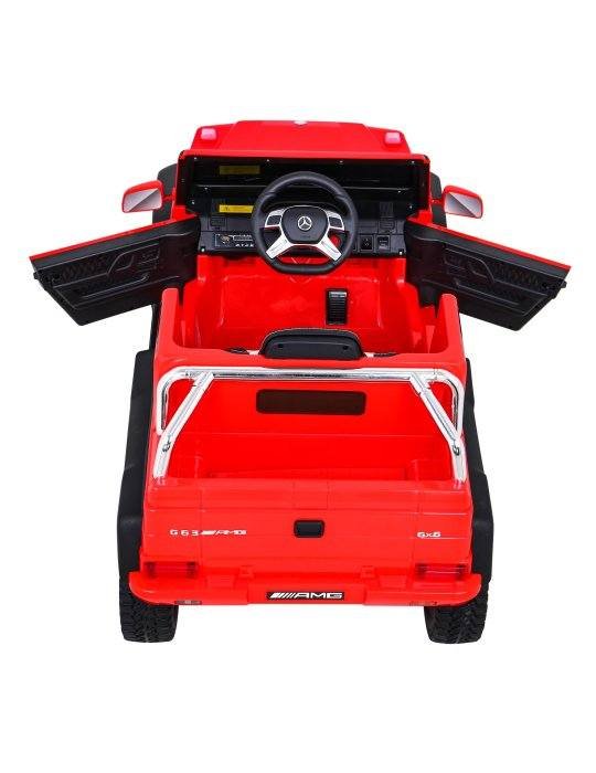 Coche eléctrico infantil Mercedes-Benz G63 AMG 6x6 | Monoplaza, 12V, 6 ruedas 