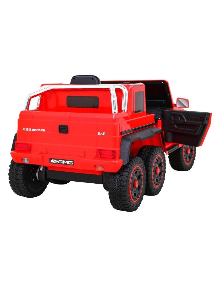 Coche eléctrico infantil Mercedes-Benz G63 AMG 6x6 | Monoplaza, 12V, 6 ruedas 