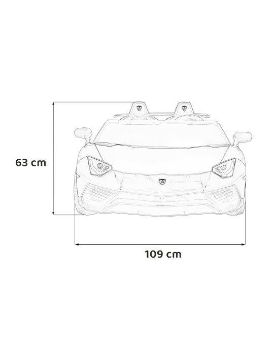 Lamborghini Pour enfants Aventador SV Biplaza STRONG contient 100kg 3 