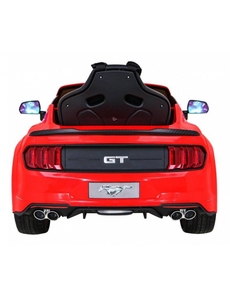 Ford Mustang GT 12V - Coche Eléctrico Infantil con Asiento de Cuero y Luces LED 