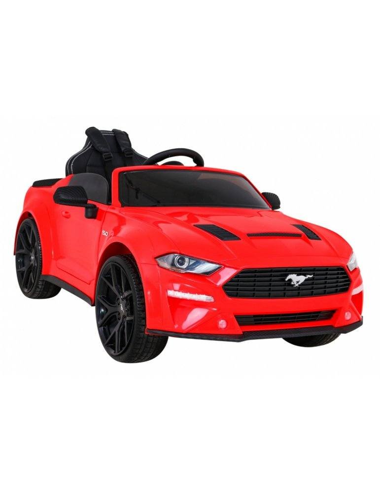 Ford Mustang GT 12V - Coche Eléctrico Infantil con Asiento de Cuero y Luces LED 