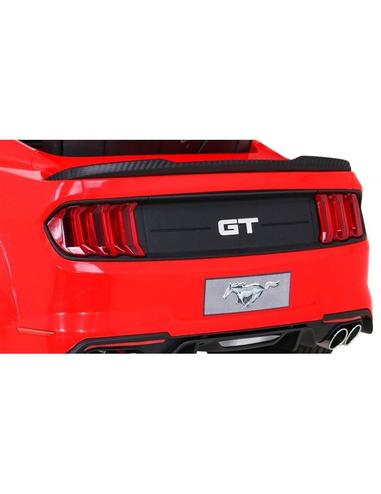 Ford Mustang GT 12V - Coche Eléctrico Infantil con Asiento de Cuero y Luces LED 
