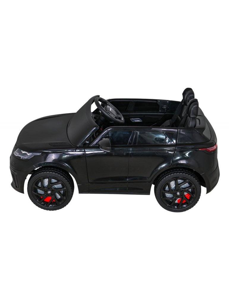 Voiture électrique Enfant Range Rover 12V Licenciée - Télécommande 2,4 GHz, Siège Double, Musique USB/TF, Noir