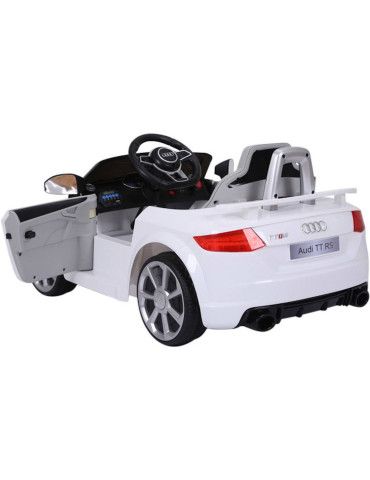 ELECTRIC CAR CHILDREN AUDI TT RS 12V WHITE 2.4 G 12V