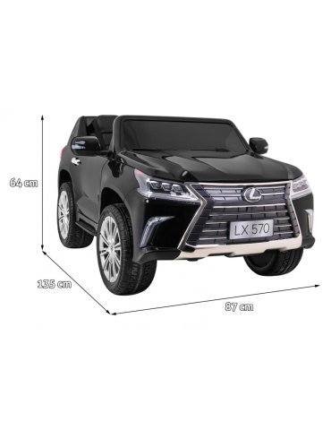 COCHE ELÉCTRICO INFANTIL LEXUS 570 12V 2.4G 1  2