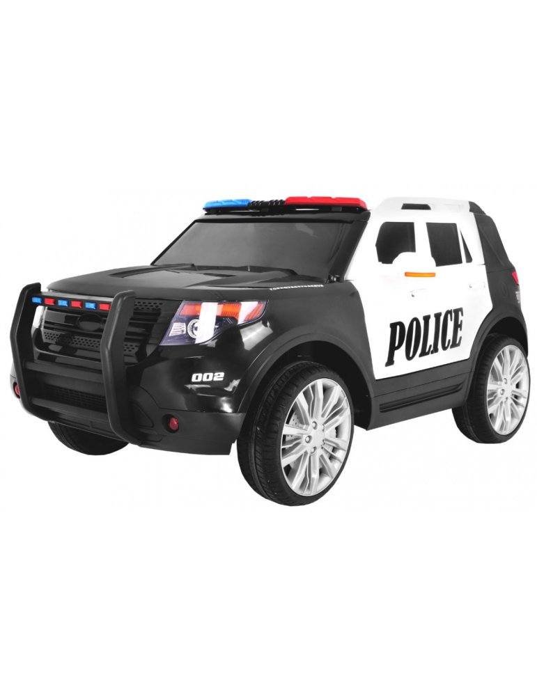 Voiture de police électrique pour enfants |Avec mégaphone et sirène 12V 1 