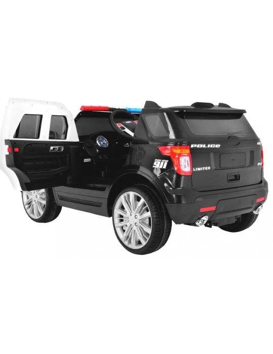 Coche De Policía 12V – Coche Eléctrico Infantil con Luces, Sonido y Control Remoto 