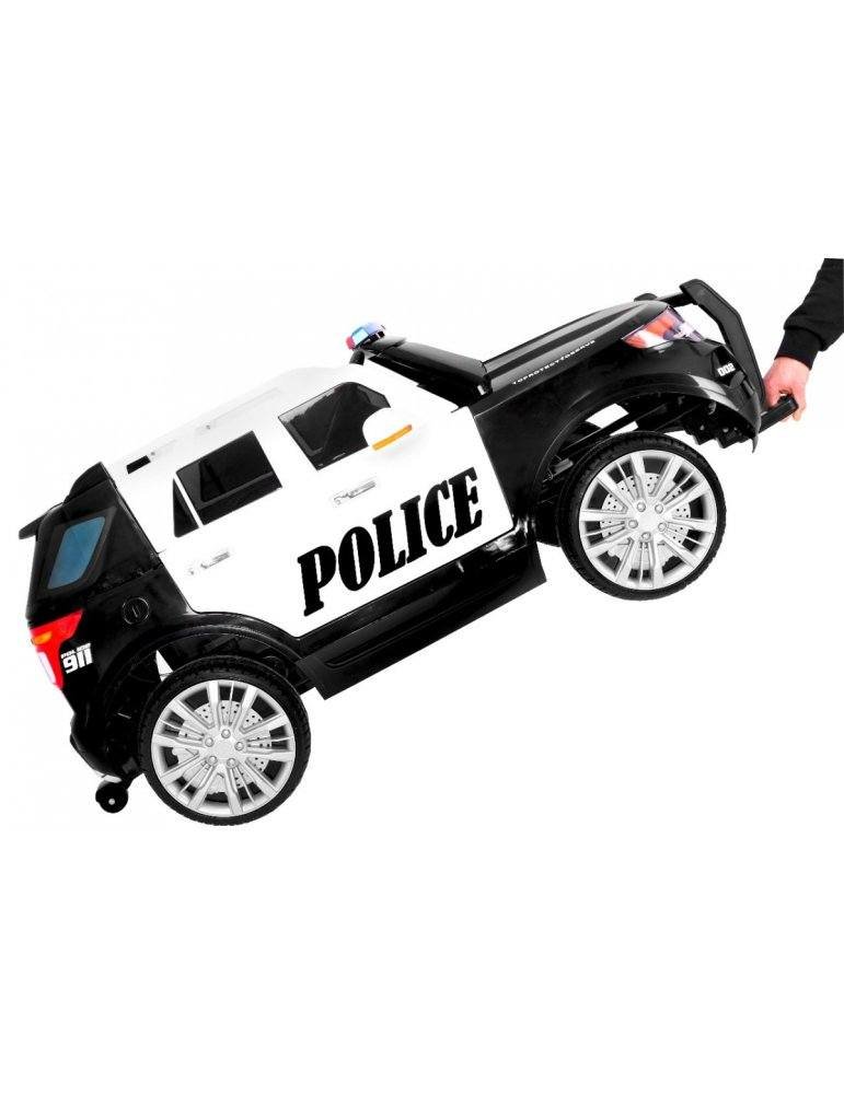 Voiture de police électrique pour enfants |Avec mégaphone et sirène 12V 5  - Vista 4