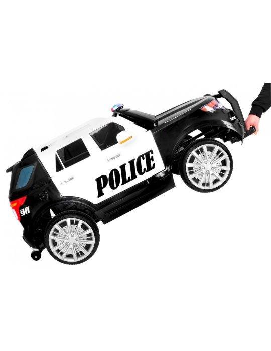 Polizia dei bambini Auto elettrica con Megáfono y Sirena 12V 5 
