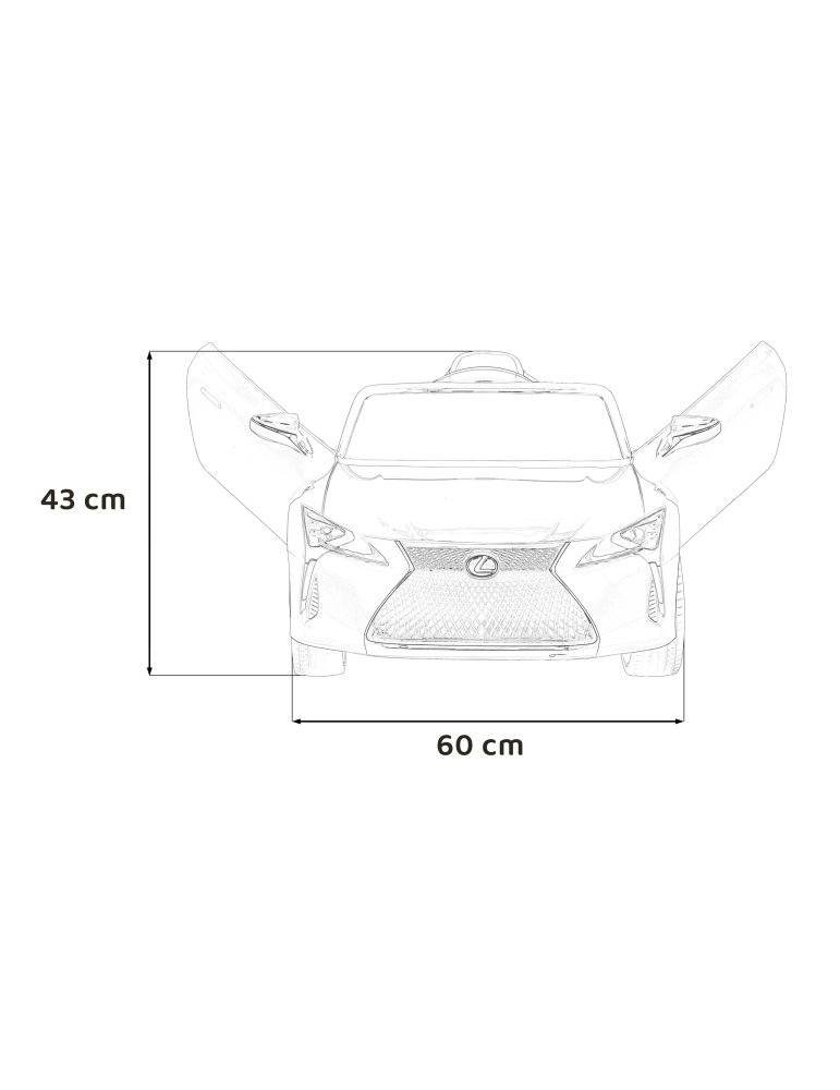 Lexus LC500 Single Seater MP3 Electric Car for Kids 22 