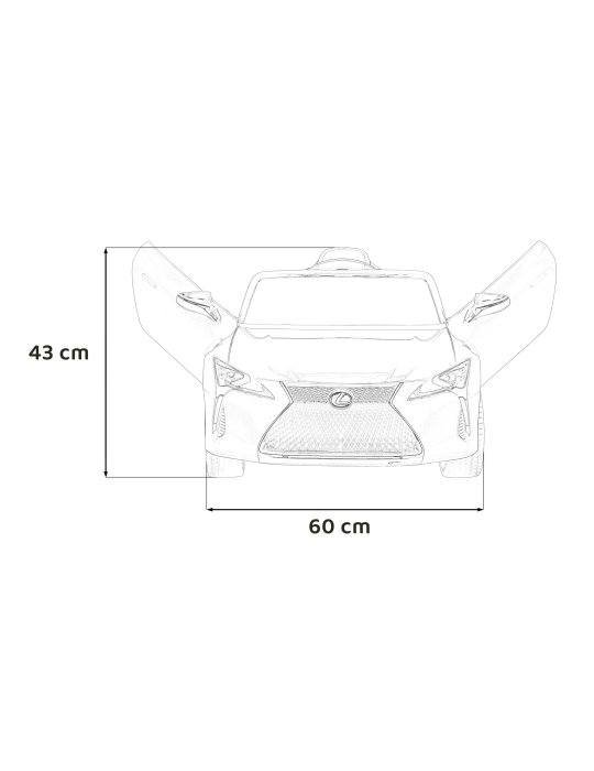Lexus LC500 Single Seater MP3 Electric Car for Kids 22 