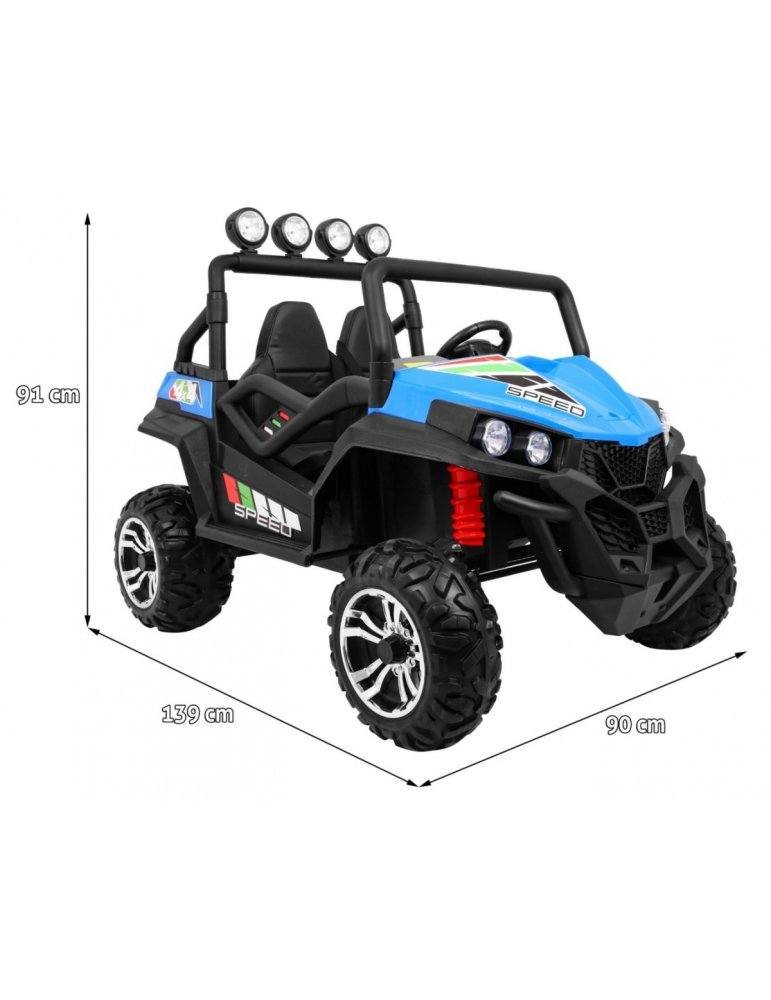 Veicolo elettrico fuoristrada per bambini 4X4 Lift Strong a due posti e 24 V 7  - Vista 1