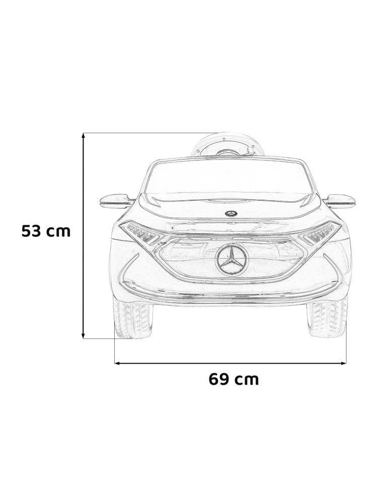 Mercedes AMG EQA - iluminação infantil e condução de segurança CARROS ELÉTRICOS PARA CRIANÇAS  - Vista 15