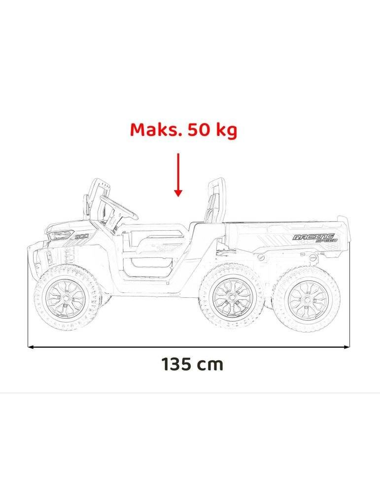 4x4 Récupération des enfants avec conteneur 12V 2.4G - Le meilleur véhicule pour enfants 93  - Vista 16