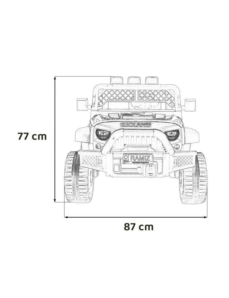 SUV per bambini Geoland Power 24v Biplaza 2x200W 87 