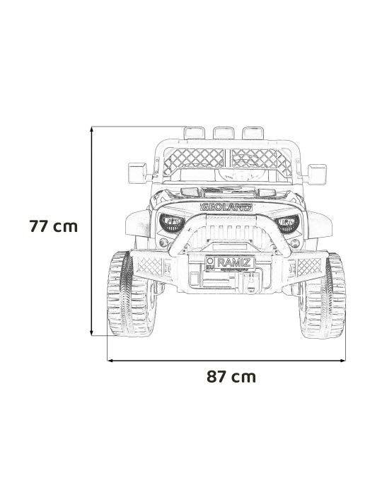 SUV per bambini Geoland Power 24v Biplaza 2x200W 87 