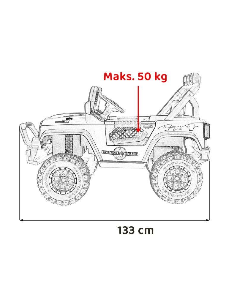 SUV per bambini Geoland Power 24v Biplaza 2x200W 93 