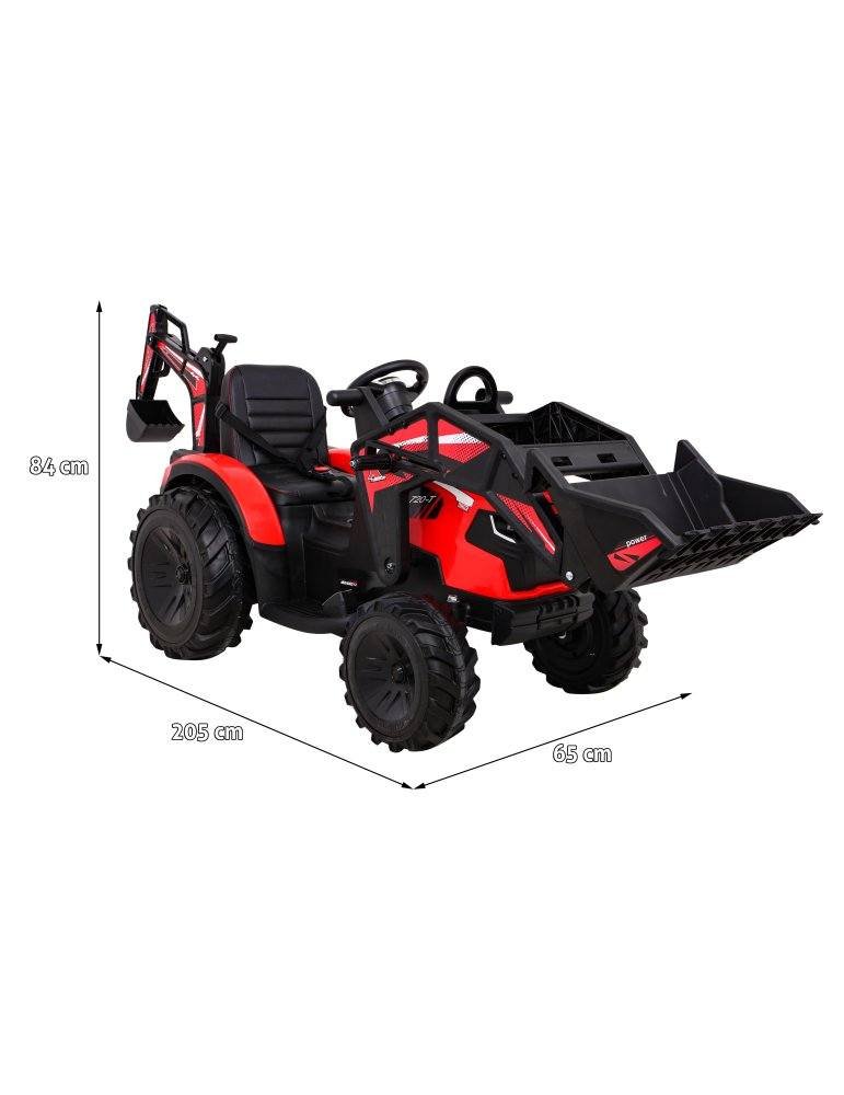 Tractor 720-T 12V - Tractor infantil con remolque | Patilandia 