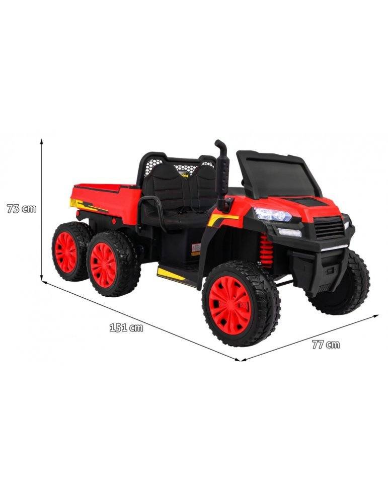 Ramassage des enfants |Tracteur électrique pour enfants 4x4 - Patilandia 2 