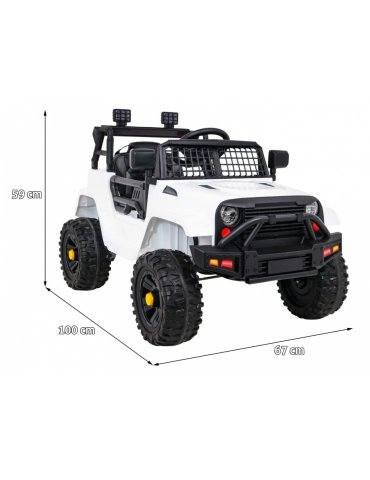 Carro elétrico infantil Jeep Dark Night 12V com controle remoto TODOTERRENO INFANTIL  2