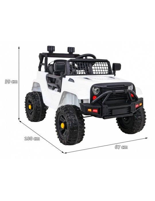 Carro elétrico infantil Jeep Dark Night 12V com controle remoto TODOTERRENO INFANTIL 