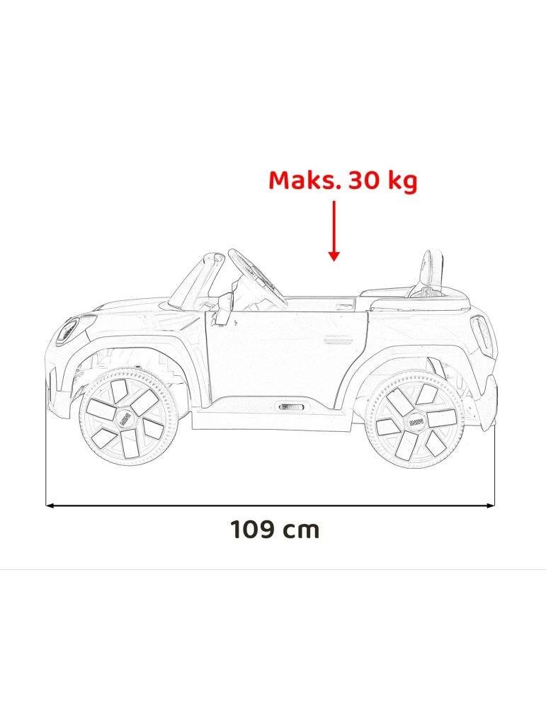 Mini Aceman de Conceito - Carro Elétrico Infantil com 4 Motores e Comando de Distância CARROS ELÉTRICOS PARA CRIANÇAS  - Vista 18