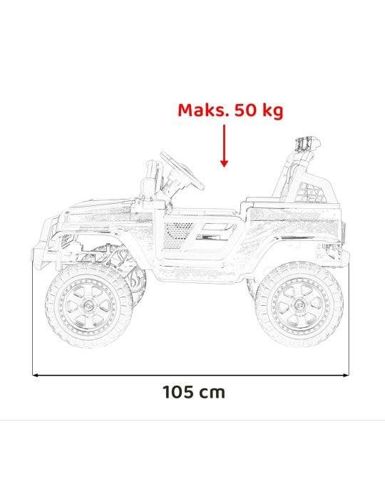 OFF ROAD 4x4 SPORT - Auto elettrica per bambini 12V |4x35 W |MP3 83 