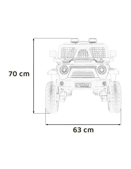 OFF ROAD 4x4 SPORT - Auto elettrica per bambini 12V |4x35 W |MP3 85 