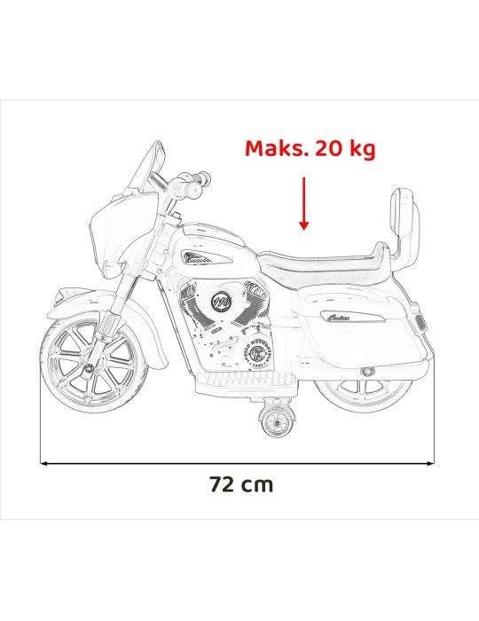Moto Eléctrica Infantil Chopper Indian 6V 16 
