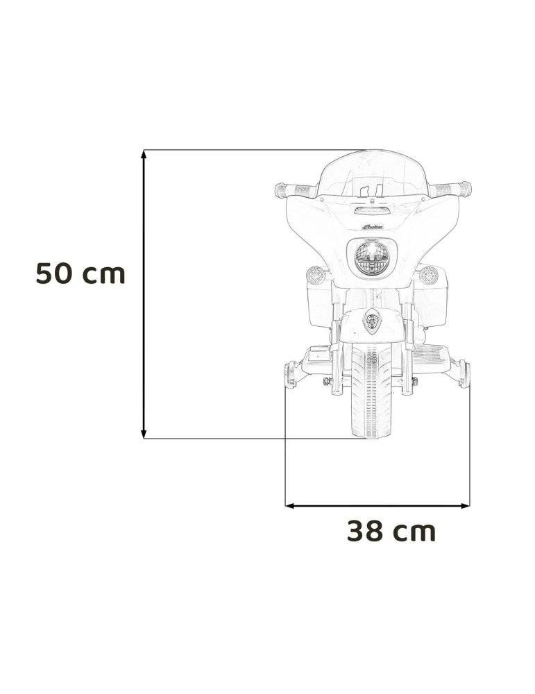 Moto Eléctrica Infantil Chopper Indian 6V 17  - Vista 16