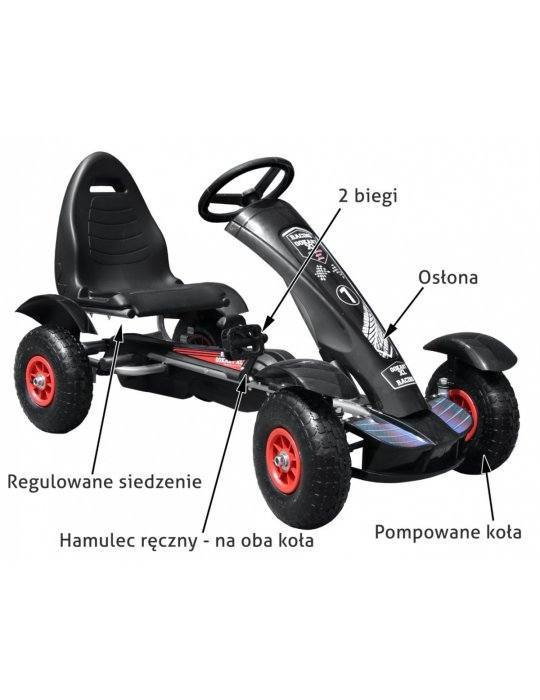 Large Go-Kart Pumped - Kart infantil con pedales | Patilandia 