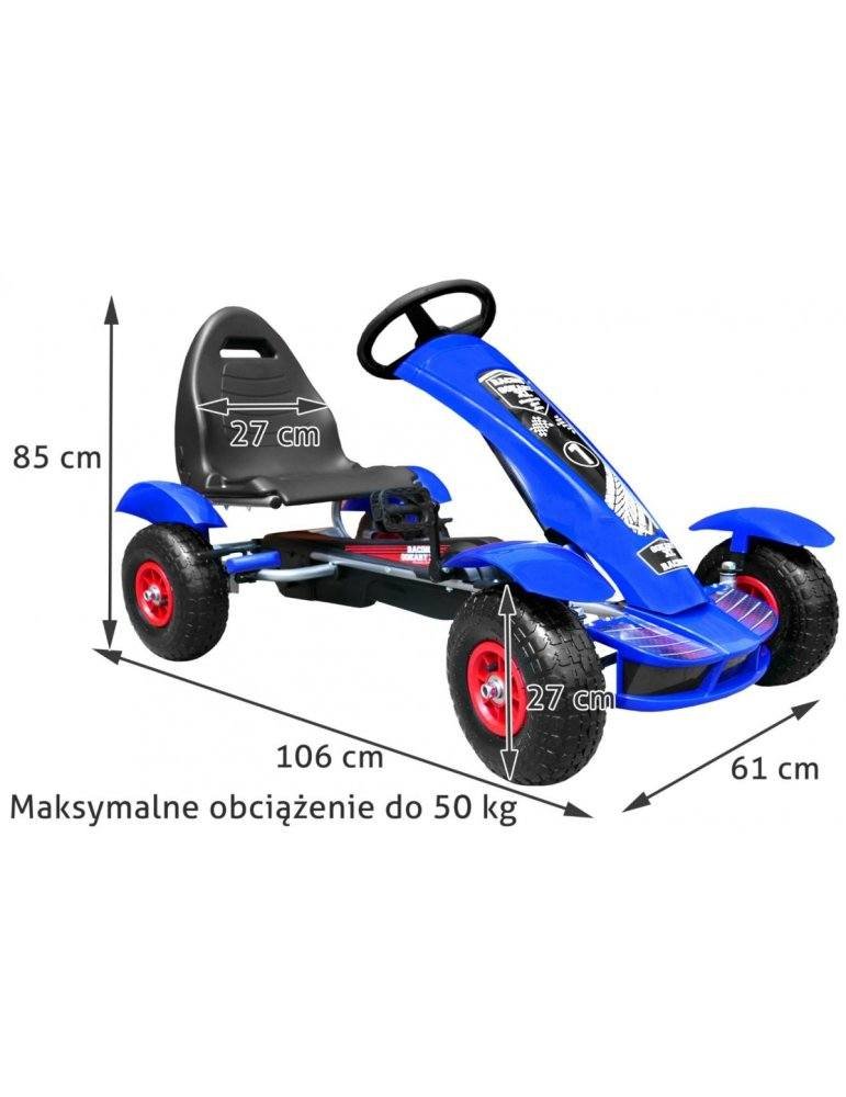 Large Go-Kart Pumped - Kart infantil con pedales | Patilandia 