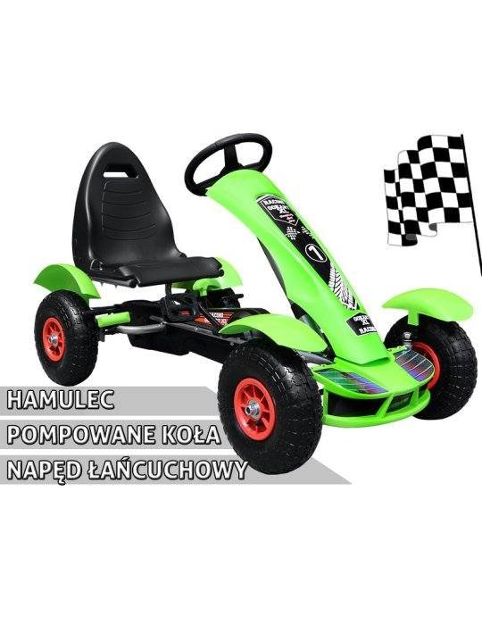 Large Go-Kart Pumped - Kart infantil con pedales | Patilandia 