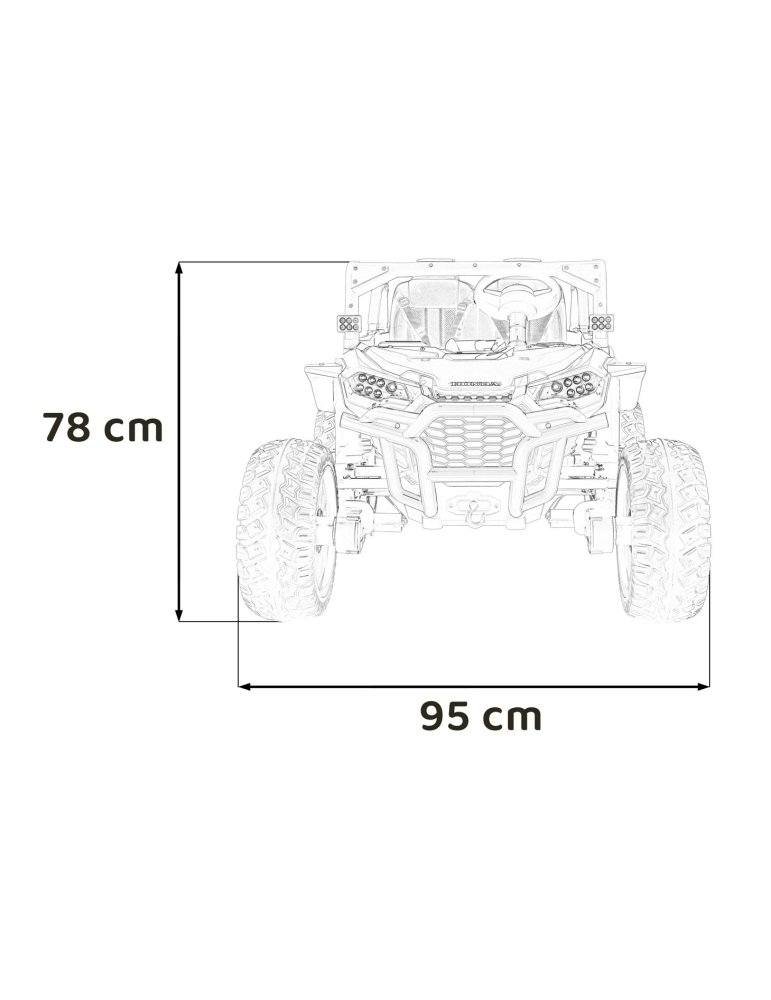 Veículo off-road Honda 4x4 - carro elétrico infantil todo-o-terreno TODOTERRENO INFANTIL  - Vista 24