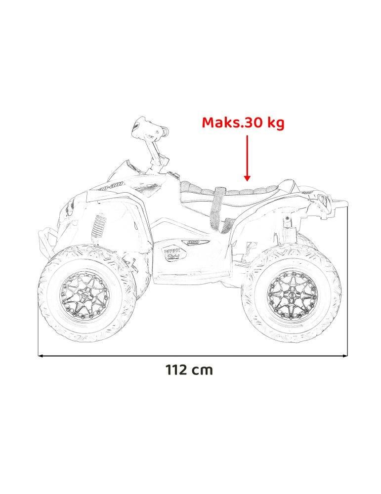 Quad Electrico Infantil Maverick ATV 24V 2 Motori 200W EVA Ruote 103 