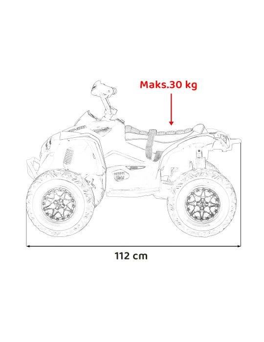 Quad Electrico Infantil Maverick ATV 24V 2 Motors 200W EVA Wheels 103 