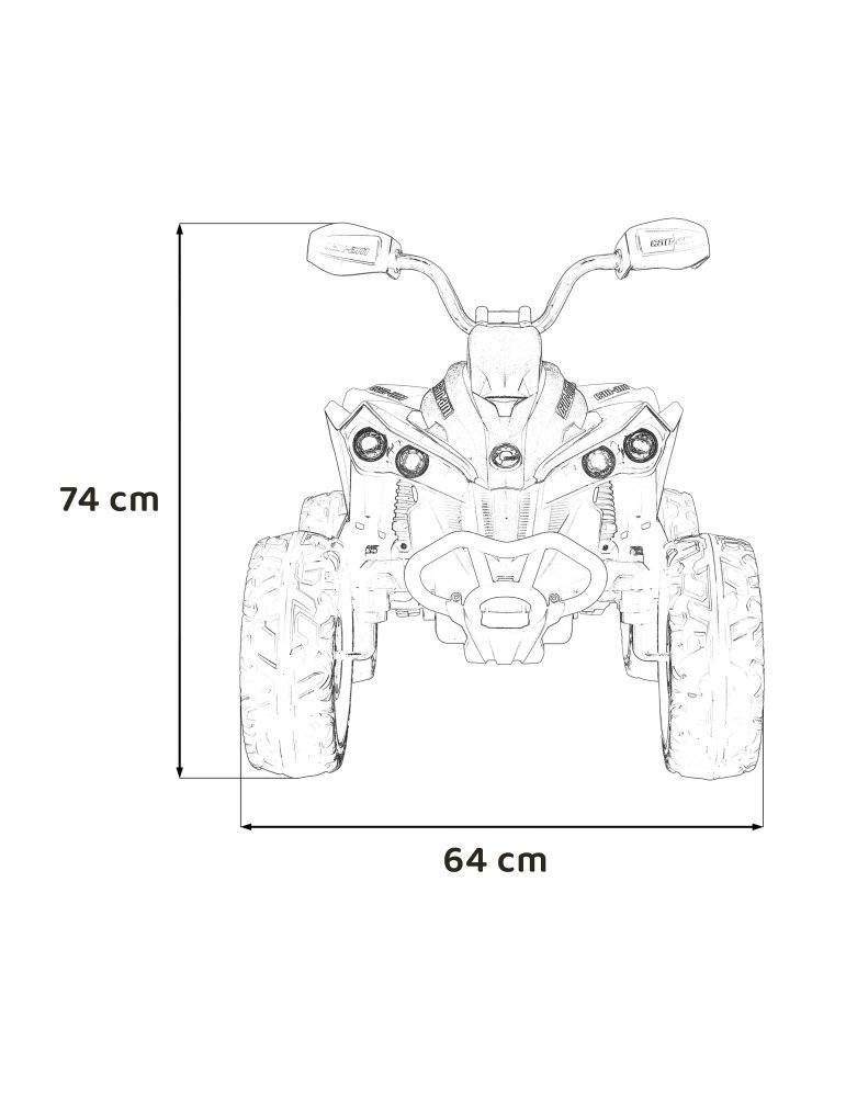 Quad Electrico Infantil Maverick ATV 24V 2 Motori 200W EVA Ruote 110 
