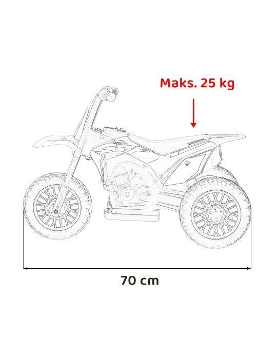 Moto cross elettrico infantil 3 ruote Honda Crf 450R 31 
