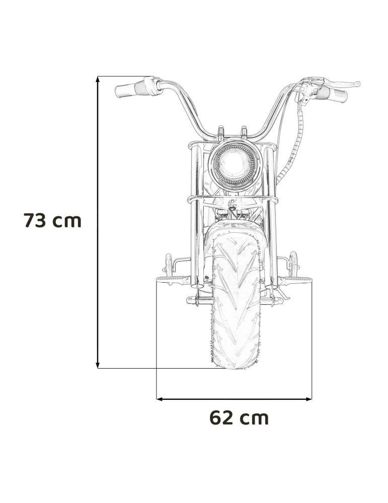 Chopper Warrior 36V - Moto eléctrica infantil potente | Patilandia 
