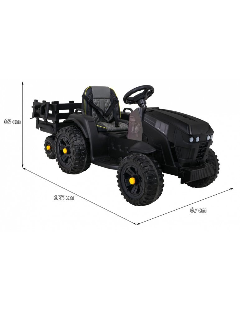 Tracteur électrique pour enfants Titanium avec remorque 2  - Vista 1