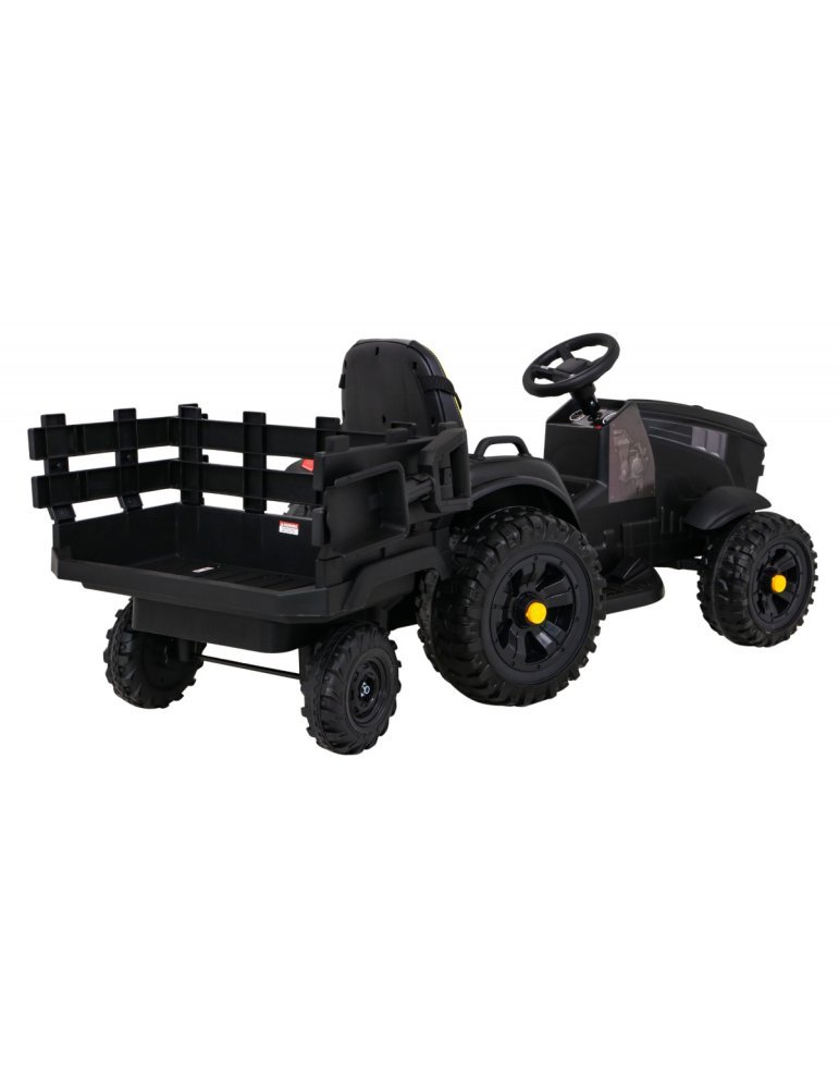 Trattore elettrico per bambini in titanio con rimorchio 9  - Vista 8